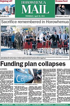 Horowhenua Mail - April 30th 2015